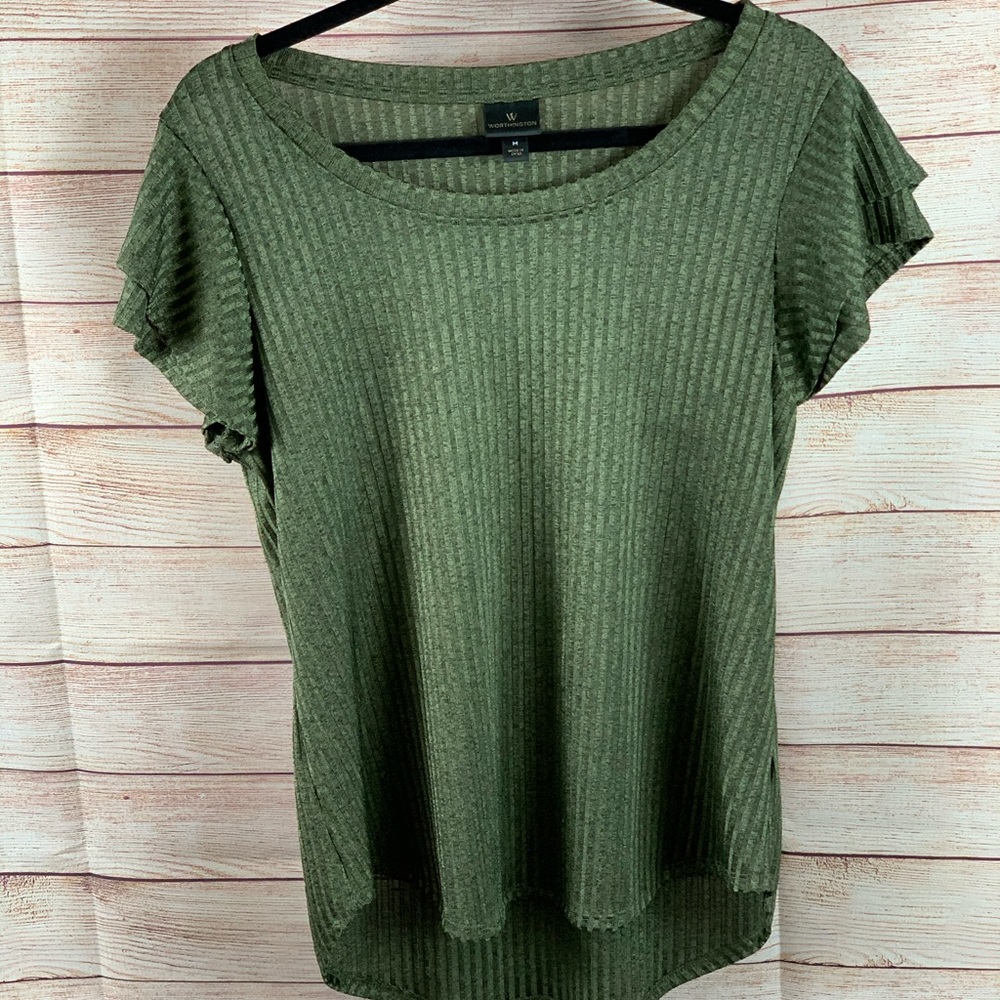 Worthington Vertical Stipe Top